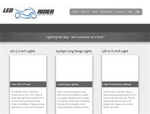 Tablet Screenshot of ledrider.com